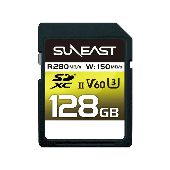 サンイースト ULTIMATE PRO SDXCカード Class10 UHS-II U3 V60 (128GB) SE-SDU2128GB280 SUNEAST